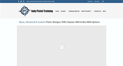 Desktop Screenshot of indypistoltraining.com